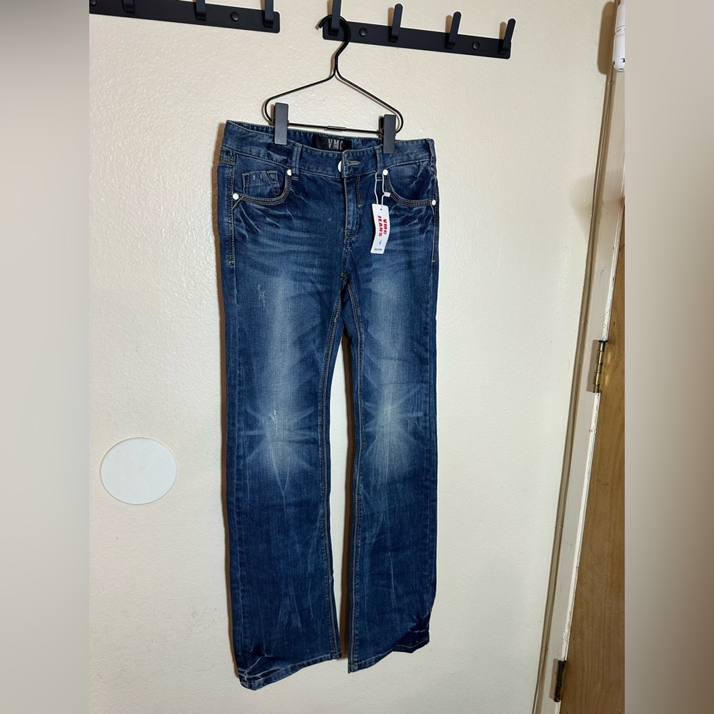 VMC deadstock 2000’s womens jeans flare vintage wash
